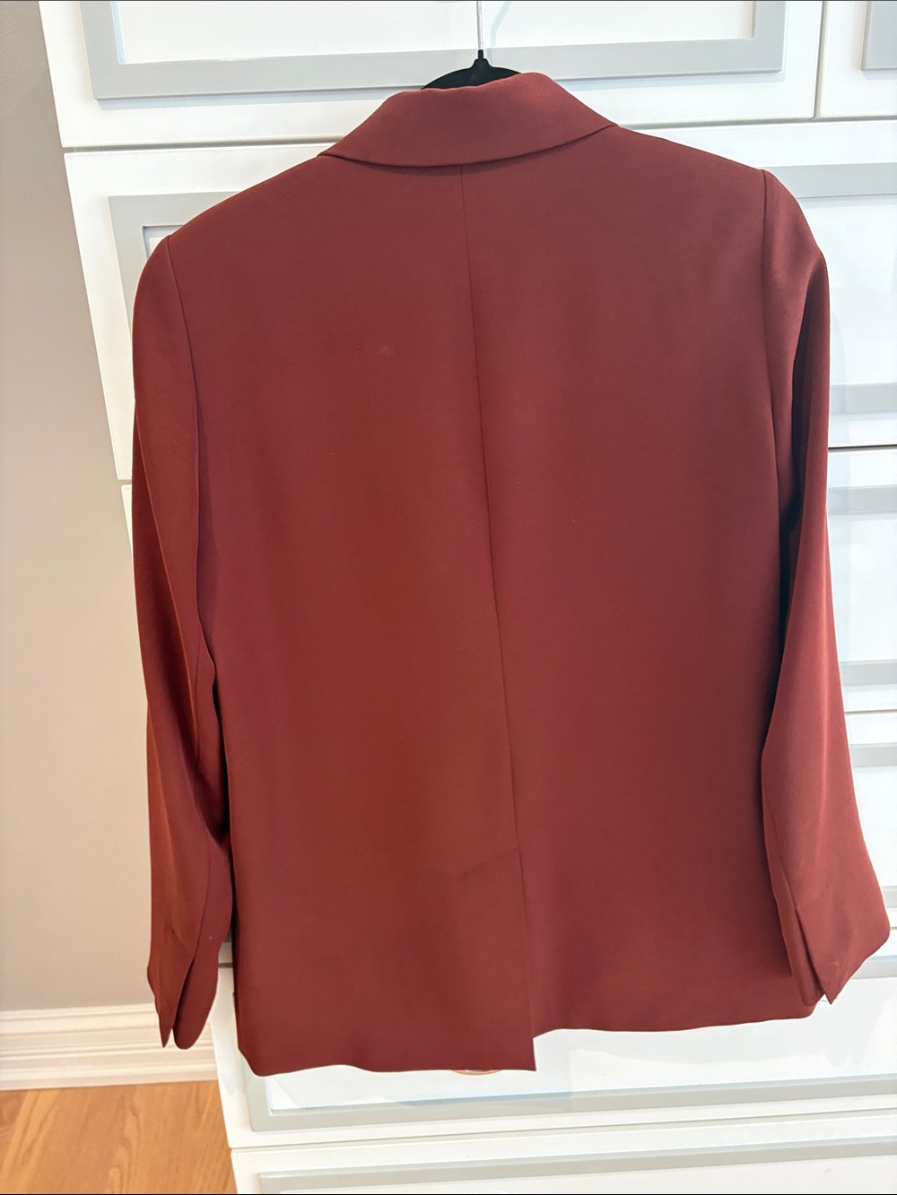 Vince Rust-Orange Single-Button Blazer - Picture 6 of 8